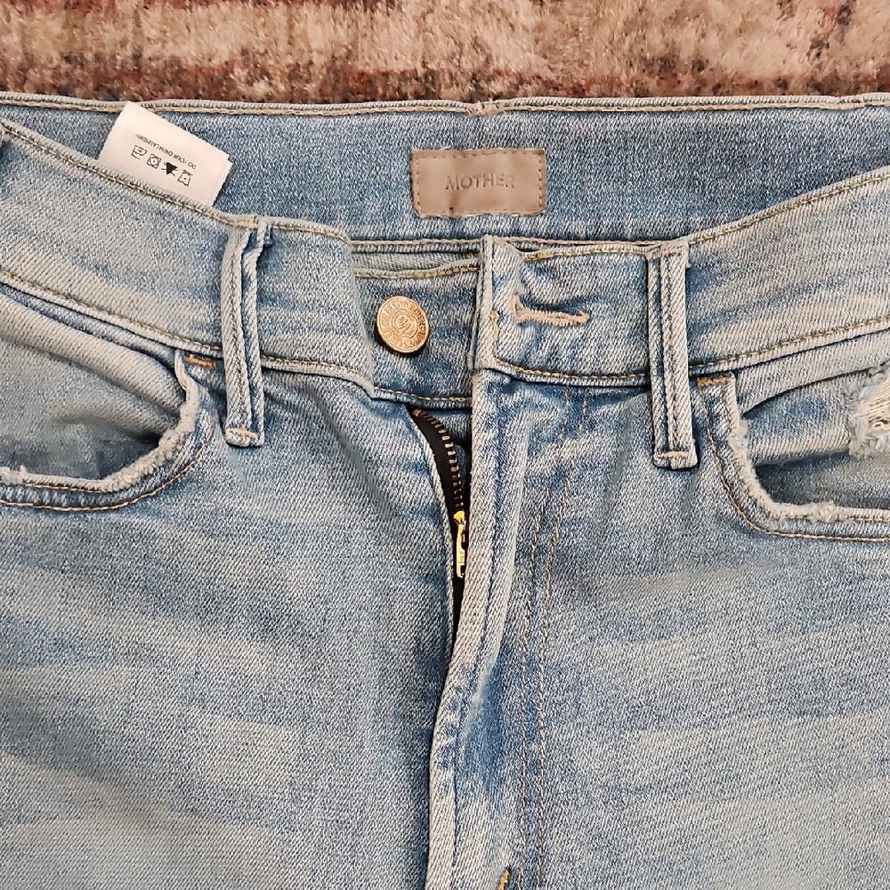 Mother Light Blue Denim Jeans
